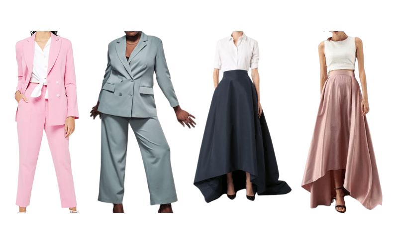Semi-Formal or Formal Church Outfit Ideas _ Women _ Tops & Bottoms